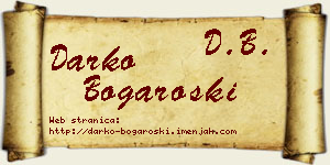 Darko Bogaroški vizit kartica